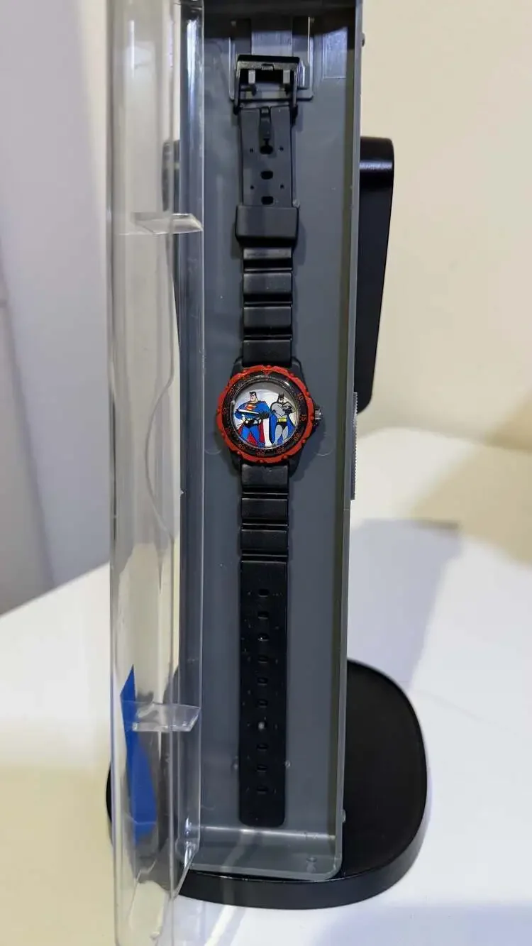 BATMAN & SUPERMAN WATCH Warner Bros Exclusive 1998 DC